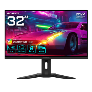 gigabyte gigabyte m32up 31.5 monitor de juego uhd   3840 x 2160, 160 hz, 1 ms, 350 cd/m2, amd freesy