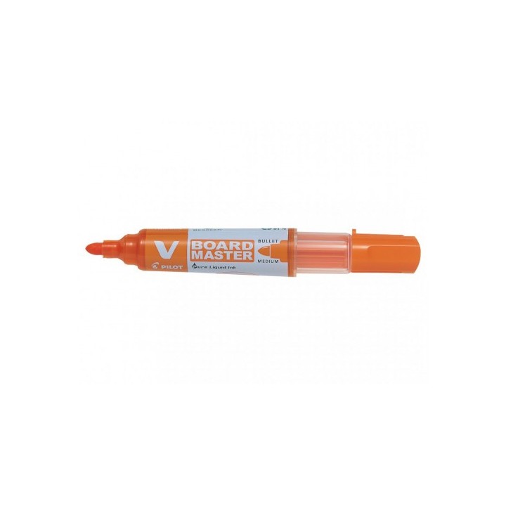 pilot rotulador pizarra vboard 1.8 punta fibra naranja pilot wbma vbm m o bg  pack  10 unidades