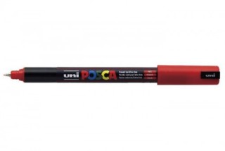 posca marcador posca pc 1mr 0,7mm rojo uni ball 289819000  pack  6 unidades