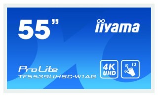 iiyama iiyama prolite tf5539uhsc w1ag monitor pantalla tactil 139,7 cm  55  3840 x 2160 pixeles mult