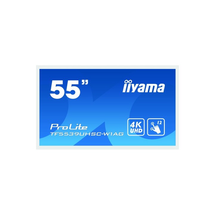 iiyama iiyama prolite tf5539uhsc w1ag monitor pantalla tactil 139,7 cm  55  3840 x 2160 pixeles mult