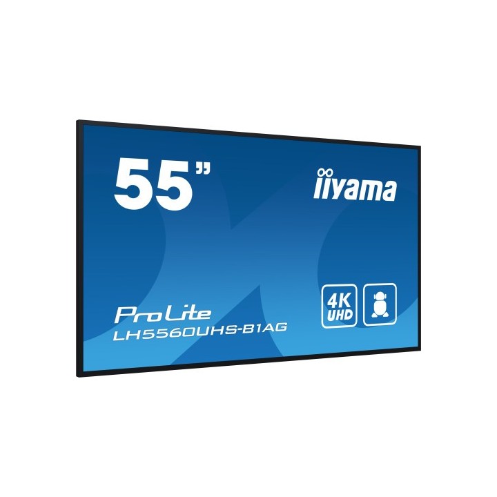 iiyama iiyama prolite pizarra de caballete digital 139,7 cm  55  led wifi 500 cd / m2 4k ultra hd ne