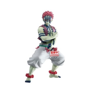 banpresto figura banpresto demon slayer kimetsu no yaiba grandista akaza 22cm