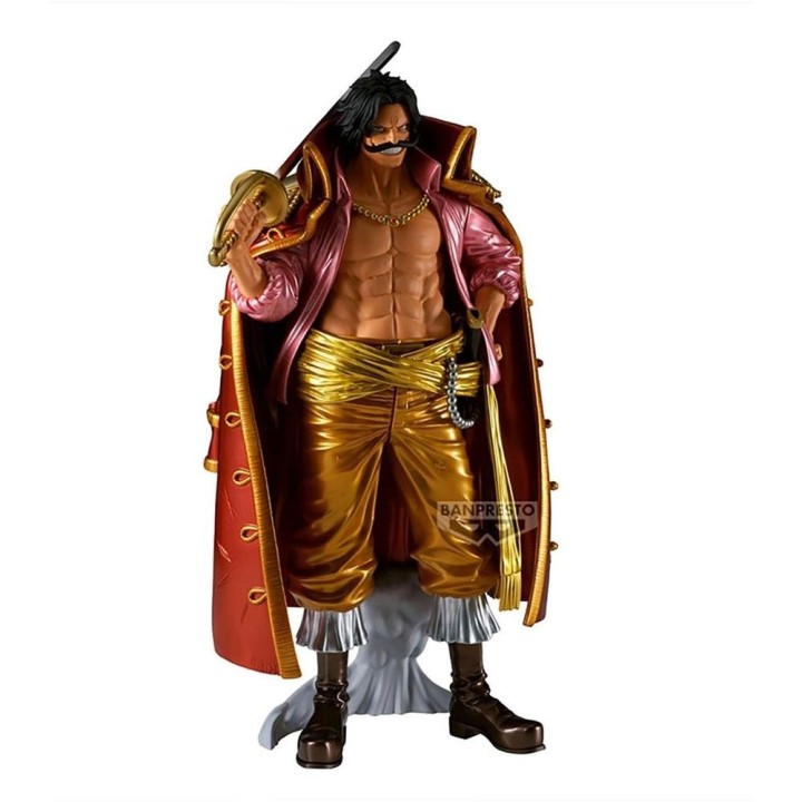 banpresto figura banpresto one piece premium gol d.roger the metallic 30cm