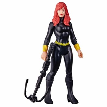 hasbro figura hasbro black widow  9.5 cm marvel legends retro