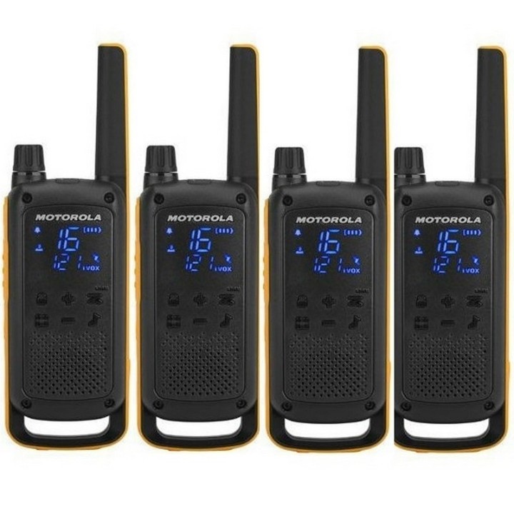 motorola t82 extreme walkie talkie 10km 16ch quad
