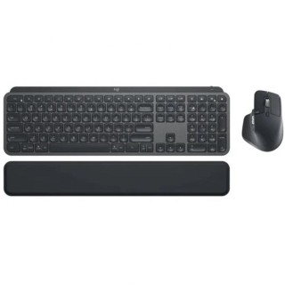 logitech teclado + raton logitech mx keys s combo inalambrico grafito espanol