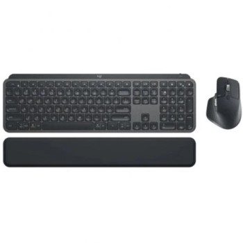 logitech teclado + raton logitech mx keys s combo inalambrico grafito espanol