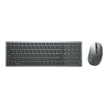 dell kit teclado + mouse raton dell km7120w wireles inalambrico gris titanio