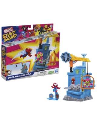 hasbro set de juego hasbro marvel stunt squad crane smash