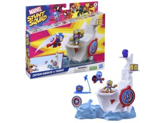 hasbro set de juego hasbro marvel stunt squad tower smash