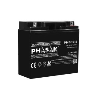 phasak bateria phasak phb 1218 compatible para sais 18ah 12v acido   plomo