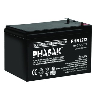 phasak bateria phasak phb 1212 compatible para sais 12ah 12v acido   plomo