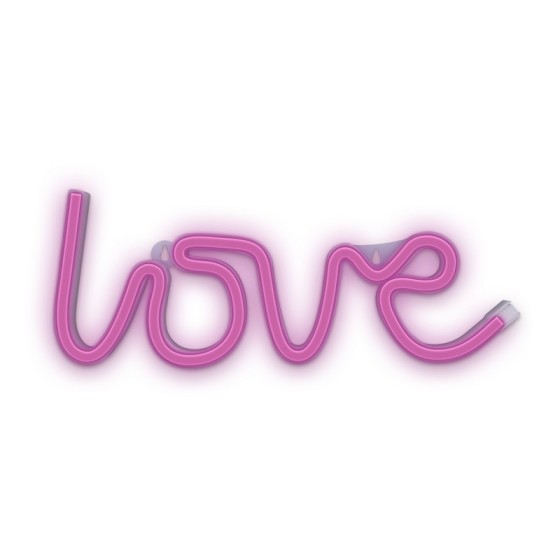 forever lampara forever neon led love pink