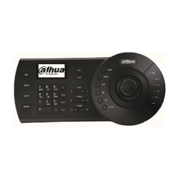 dahua  dhi nkb1000 e  dahua teclado ip rs485/rs422/usb/rs232 para control ptz dvr nvr 3 ejes 12vdc