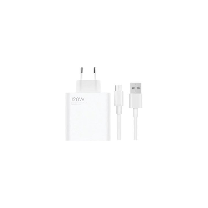 cargador usb xiaomi 120w hypercharge usb a white incluye cable usb a a usb c