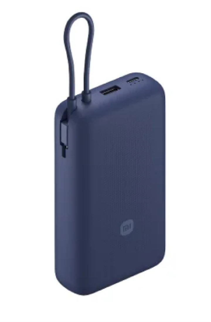 powerbank xiaomi power bank 33w 20000mah cable integrado blue
