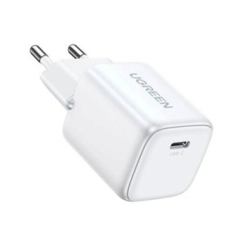 cargador ugreen nexode mini gan 30w white cargador gan nexode 30w blanco