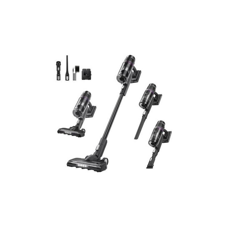 aspirador escoba eureka nec520 7x2000mah 80dba 70aw hasta 50min 3 5h carga