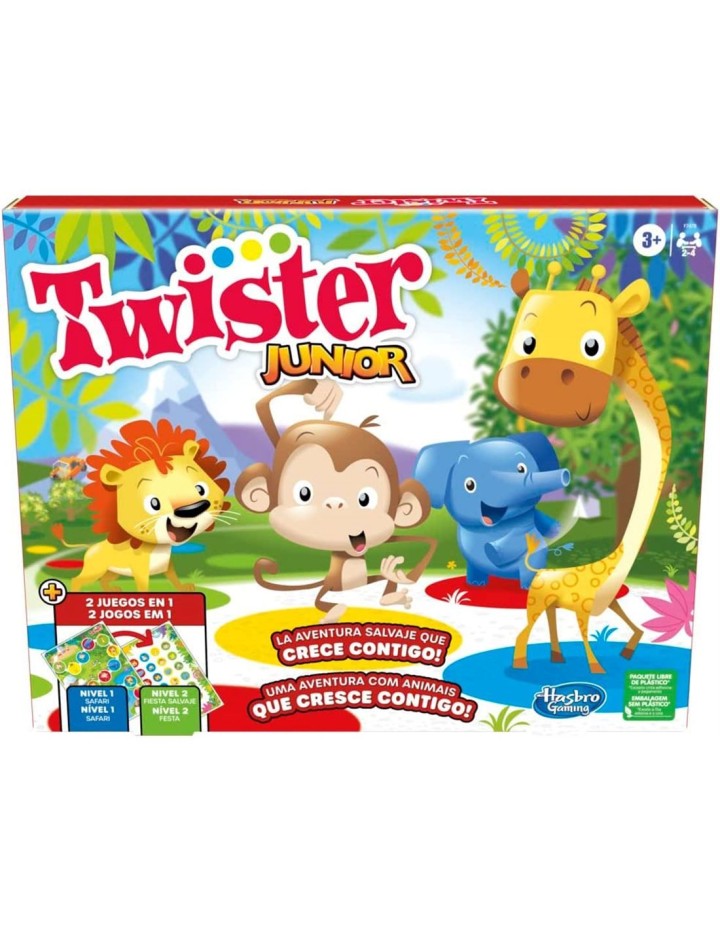 hasbro juego hasbro twister junior -  versi?n multiling?e