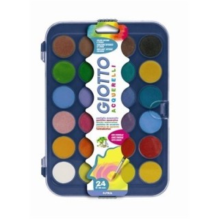 giotto estuche 24 acuarelas 30mm giotto f352400