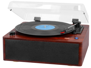 tocadiscos trevi tt 1030 bt turntable+aw+wless in out wooden