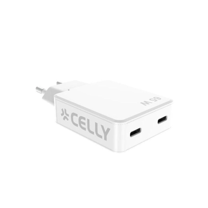 celly cargador  2 usb c 65w