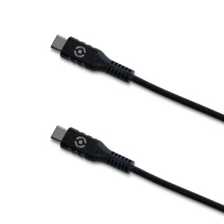 celly cable usb c   usb c  60w 1m negro