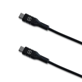 celly cable usb c   usb c  60w 1m negro