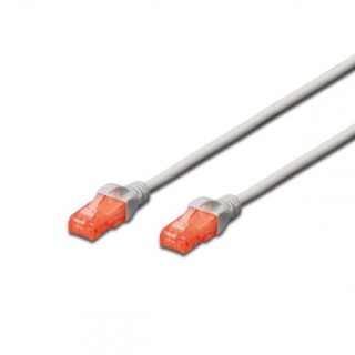 ewent ewent ew 6u 030 cable de red gris 3 m cat6 u/utp  utp