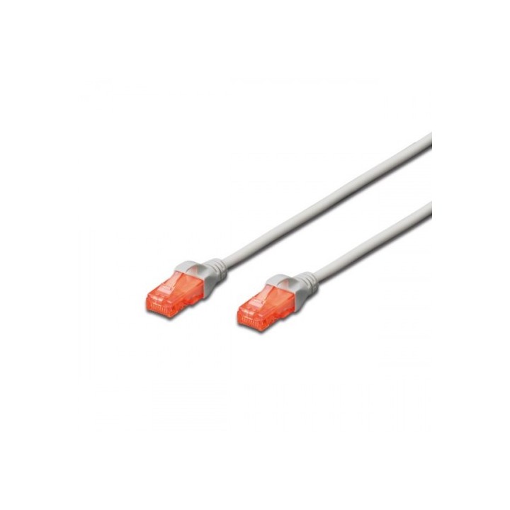 ewent ewent ew 6u 030 cable de red gris 3 m cat6 u/utp  utp
