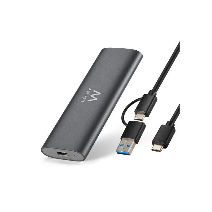 ewent ewent ew7061 caja para disco duro externo caja externa para unidad de estado solido  ssd  gris