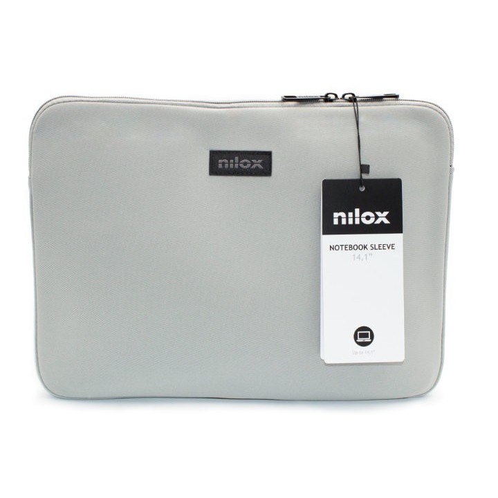 nilox funda nilox para portatil 14.1 pulgadas gris