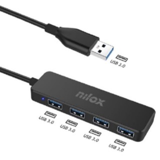 nilox hub nilox 4 x usb 3.0 salida usb 3.0
