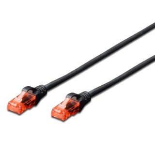 ewent ewent ew 6u 010 cable de red negro 1 m cat6 u/utp  utp