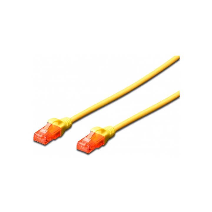 ewent ewent ew 6u 050 cable de red amarillo 5 m cat6 u/utp  utp