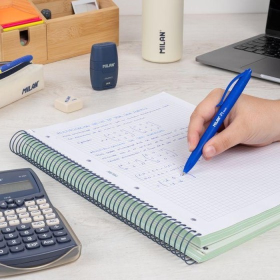 cuad. esp milan a4 120f 5x5 rosa