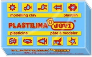 jovi caja 15 pastillas plastilina 150 g   azul claro jovi 7112
