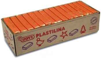 jovi caja 15 pastillas plastilina 350 g   naranja jovi 7204