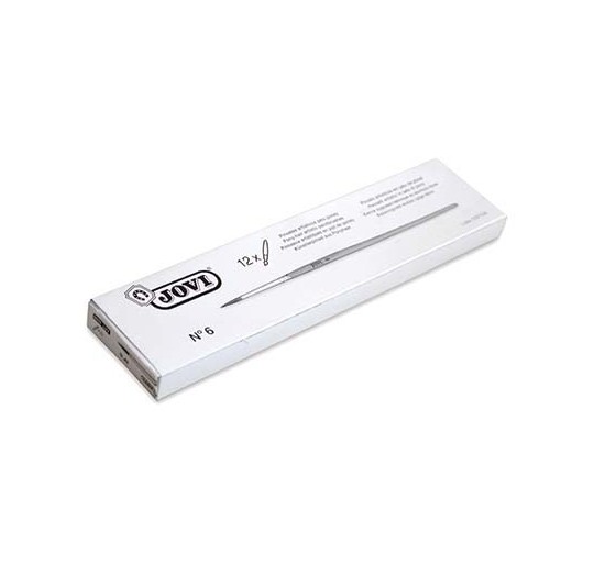 jovi estuche 12 pinceles artisticos pelo poney no 6 jovi 8206