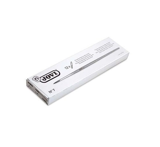 jovi estuche 12 pinceles artisticos pelo poney no 7 jovi 8207