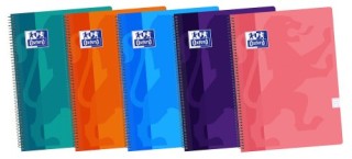 oxford oxford 400088603 cuaderno y block 80 hojas colores surtidos  pack  5 unidades