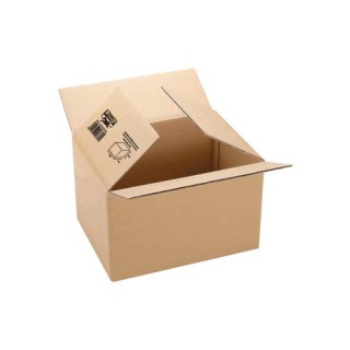 fixo caja carton embalaje 300x200x150mm marron canal 3mm fixo 18102  pack  10 unidades