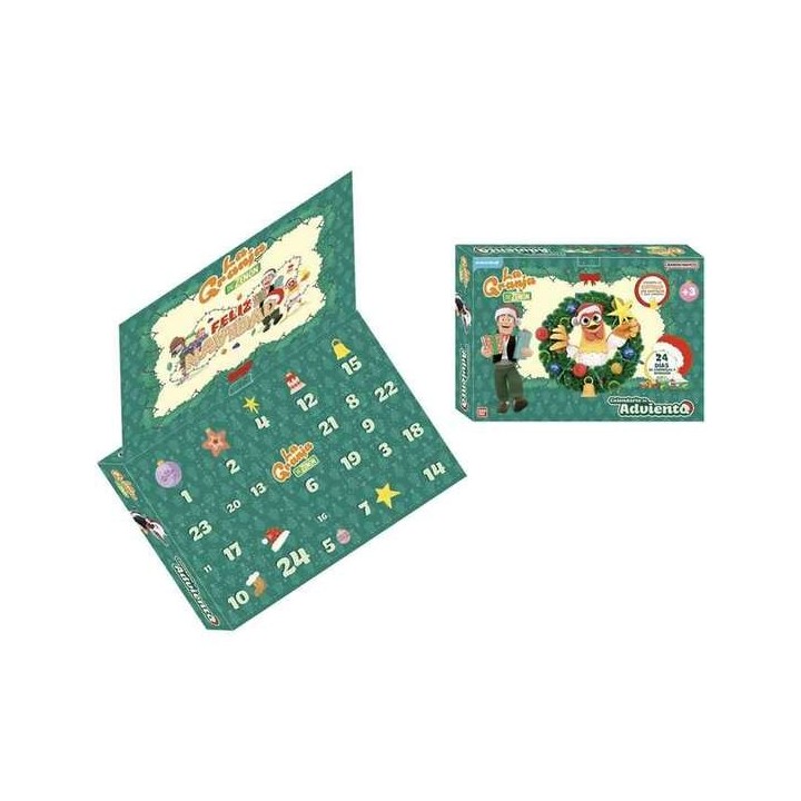 bandai rojo calendario de adviento la granja zenon