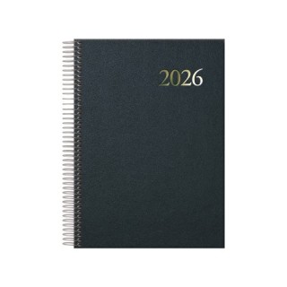 dohe agenda 2026 segovia espiral dia pagina 14 x 20 cm. color negro dohe 11128   26