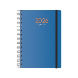 dohe agenda 2026 syncro espiral dia pagina 15 x 21 cm. azul dohe 11628   26