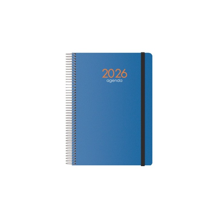 dohe agenda 2026 syncro espiral semana vista 15 x 21 cm. azul dohe 11630   26