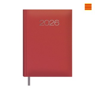 dohe agenda 2026 lisboa dia pagina 14 x 20 cm. color rojo catalan dohe 12692   26