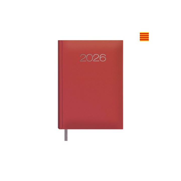 dohe agenda 2026 lisboa dia pagina 14 x 20 cm. color rojo catalan dohe 12692   26