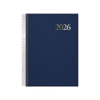 dohe agenda 2026 segovia espiral dia pagina 14 x 20 cm. color azul dohe 12733   26